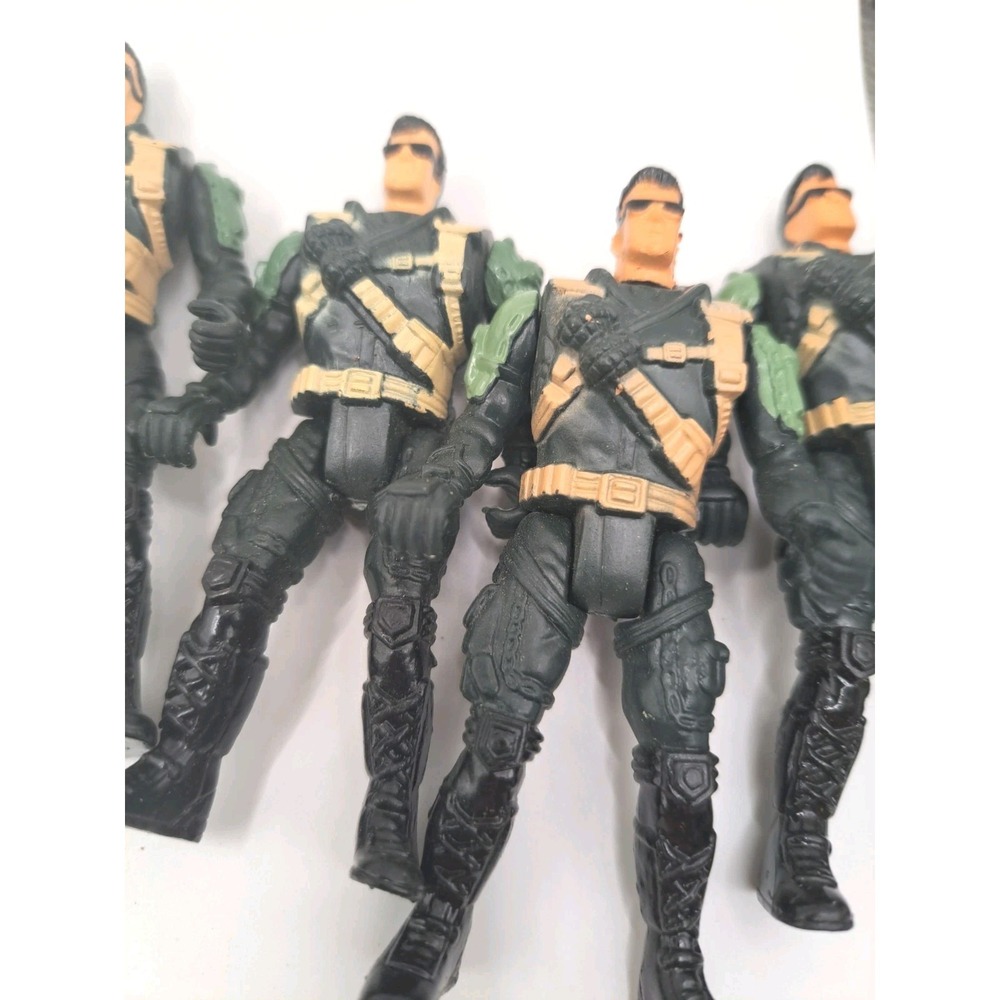 Chap Mei Snake Squad SPEED TROOPER GREEN UNIFORM Action Figure Lot of 8 - Picture 5 of 6
